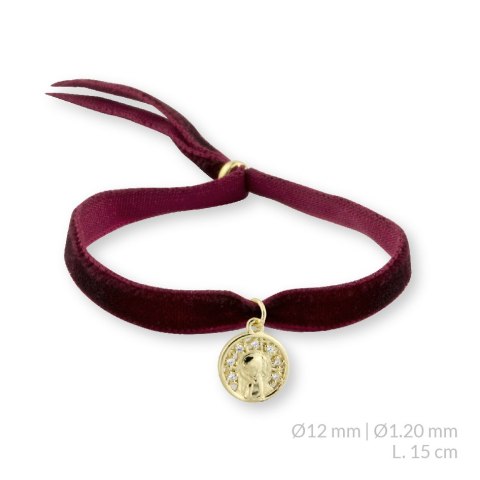 Bransoletka srebrna pr .925 pokryta 24-karatowym złotem 116052