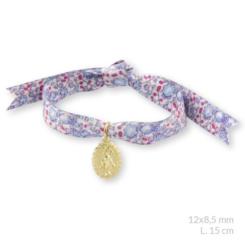 Bransoletka srebrna pr .925 pokryta 24-karatowym złotem 116060