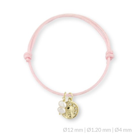 Bransoletka srebrna pr .925 pokryta 24-karatowym złotem 116070