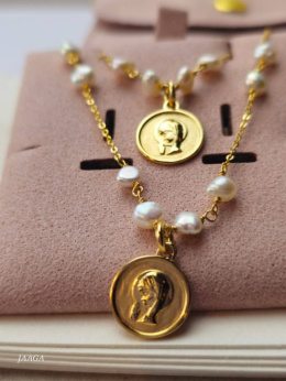 Bransoletka srebrna pr .925 pokryta 24-karatowym złotem 116074