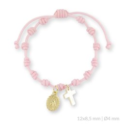 Bransoletka srebrna pr .925 pokryta 24-karatowym złotem 116084