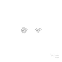 Kolczyki srebrne 153384