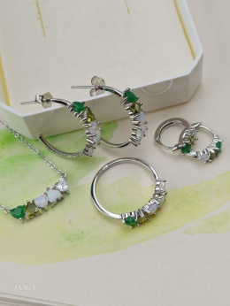 Kolczyki srebrne 153755A