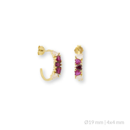 Kolczyki srebrne 153748C