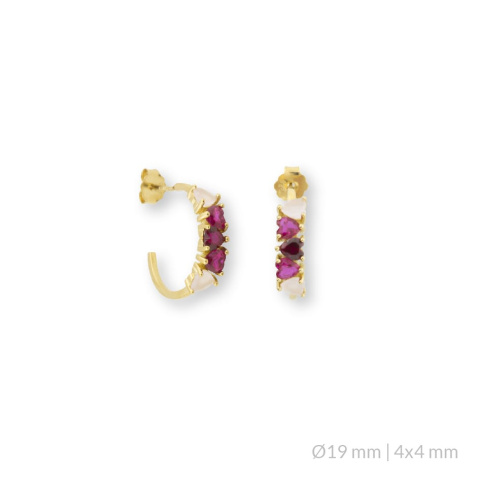 Kolczyki srebrne 153748C