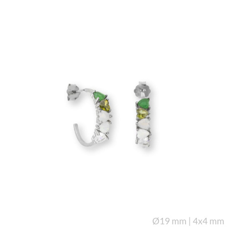 Kolczyki srebrne 153749A