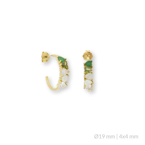 Kolczyki srebrne 153750C