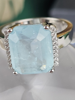 Pierścionek Srebrny 124076