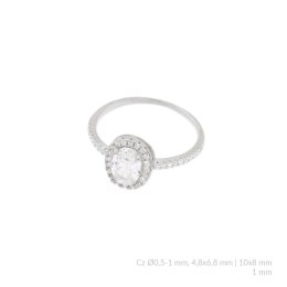 Pierścionek srebrny 124094