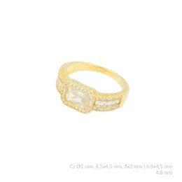 Pierścionek srebrny 124113