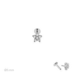 Srebrny piercing 153527