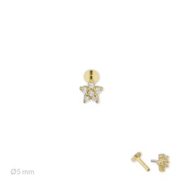 Srebrny piercing 153528