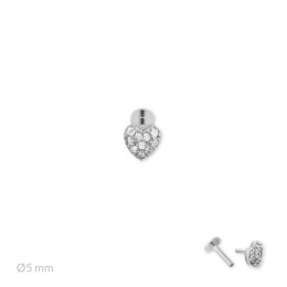Srebrny piercing 153531