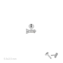 Srebrny piercing 153535