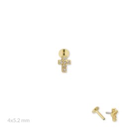 Srebrny piercing 153538