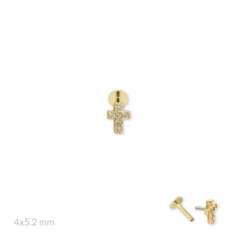 Srebrny piercing 153538