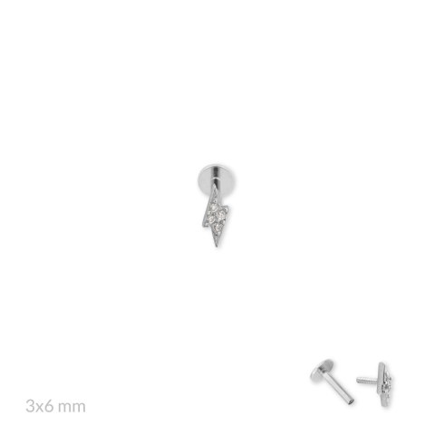 Srebrny piercing 153543