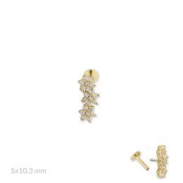 Srebrny piercing 153550