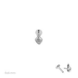 Srebrny piercing 153551