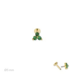 Srebrny piercing 153554