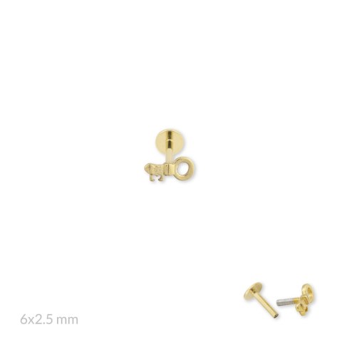 Srebrny piercing 153556
