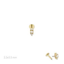 Srebrny piercing 153600