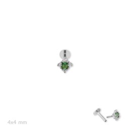 Srebrny piercing 153601