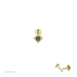 Srebrny piercing 153602