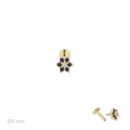 Srebrny piercing 153604