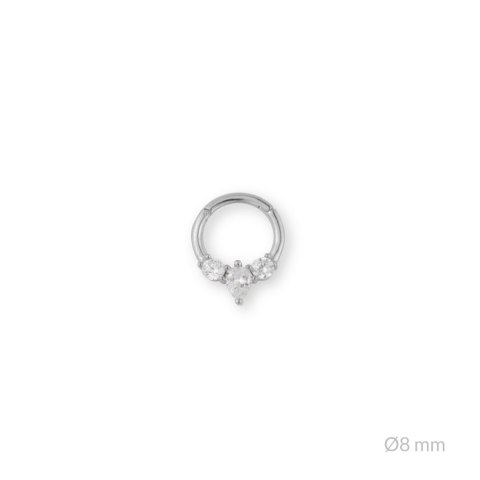 Srebrny piercing 153609