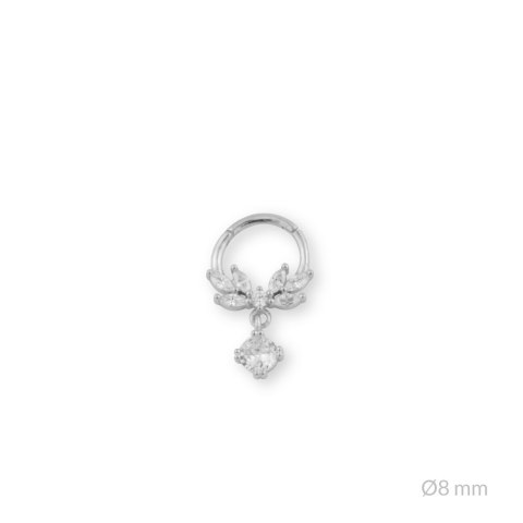 Srebrny piercing 153613