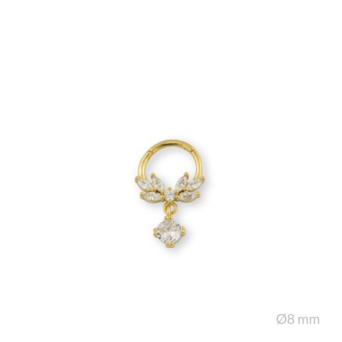 Srebrny piercing 153614