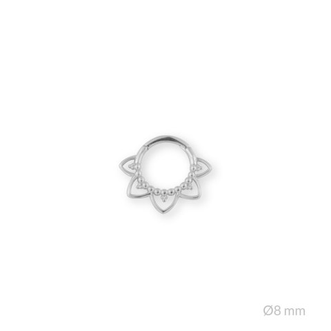 Srebrny piercing 153625