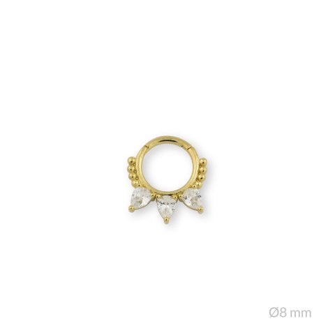 Srebrny piercing 153628