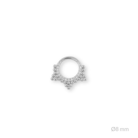 Srebrny piercing 153629