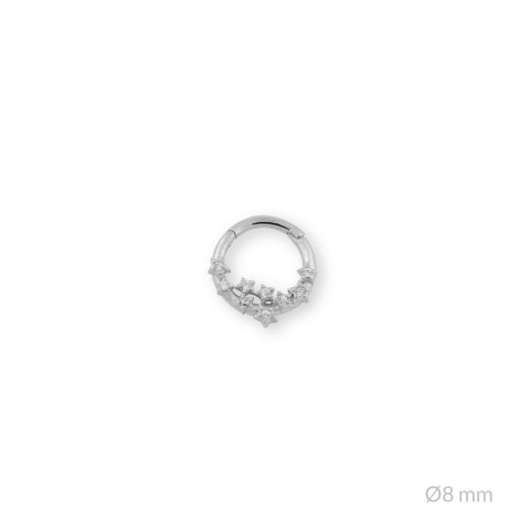 Srebrny piercing 153631