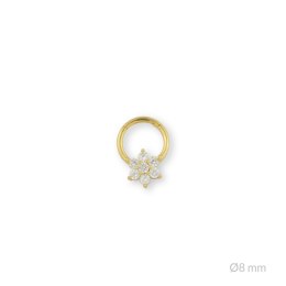 Srebrny piercing 153634