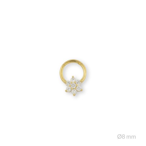 Srebrny piercing 153634