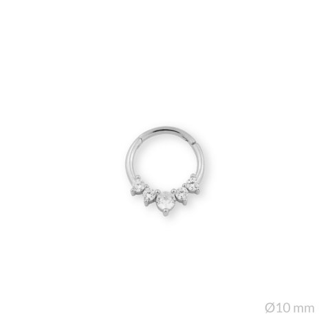 Srebrny piercing 153639