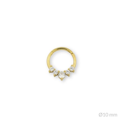 Srebrny piercing 153640