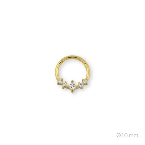 Srebrny piercing 153644