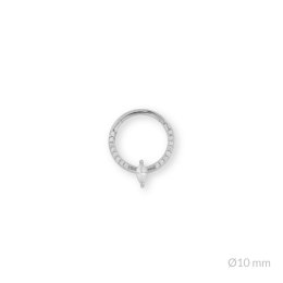 Srebrny piercing 153645