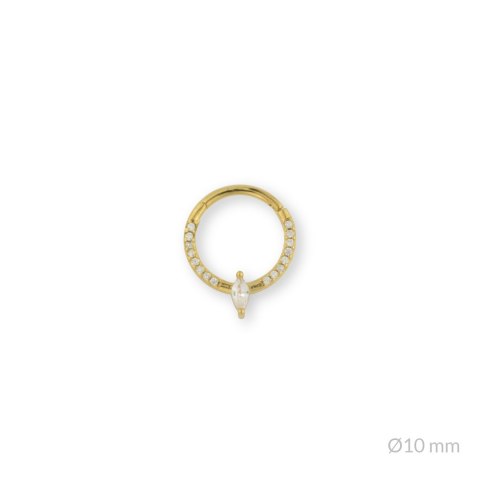 Srebrny piercing 153646