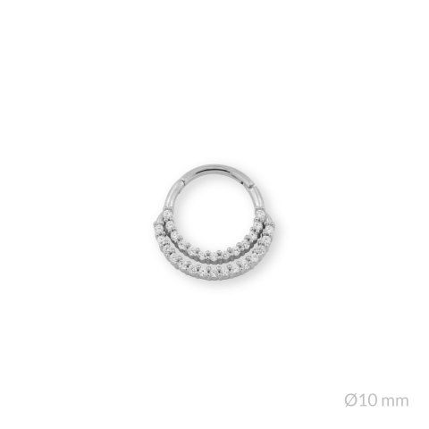 Srebrny piercing 153655
