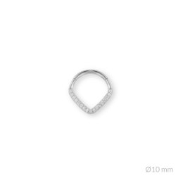 Srebrny piercing 153659