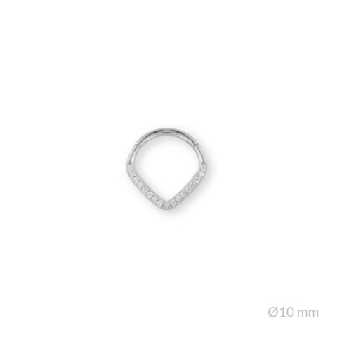 Srebrny piercing 153659