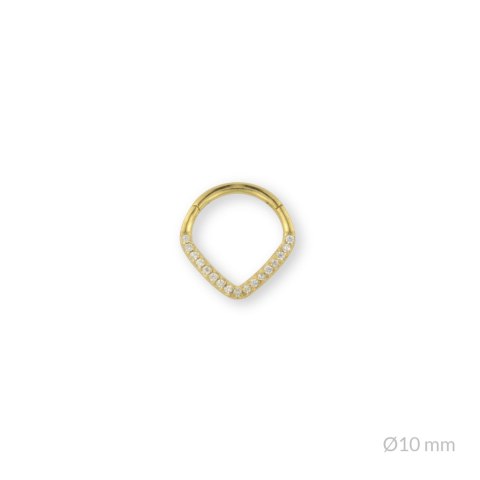 Srebrny piercing 153660